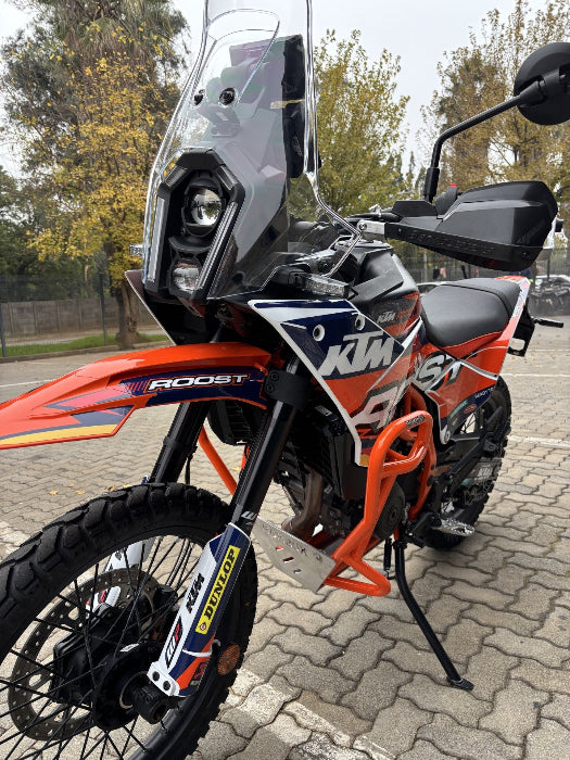 SKU 10-274 Rumbux protection crash bars: MSE KTM390 Adventure R (2025 Onwards) Upper & Engine crash bars with integrated skid plate