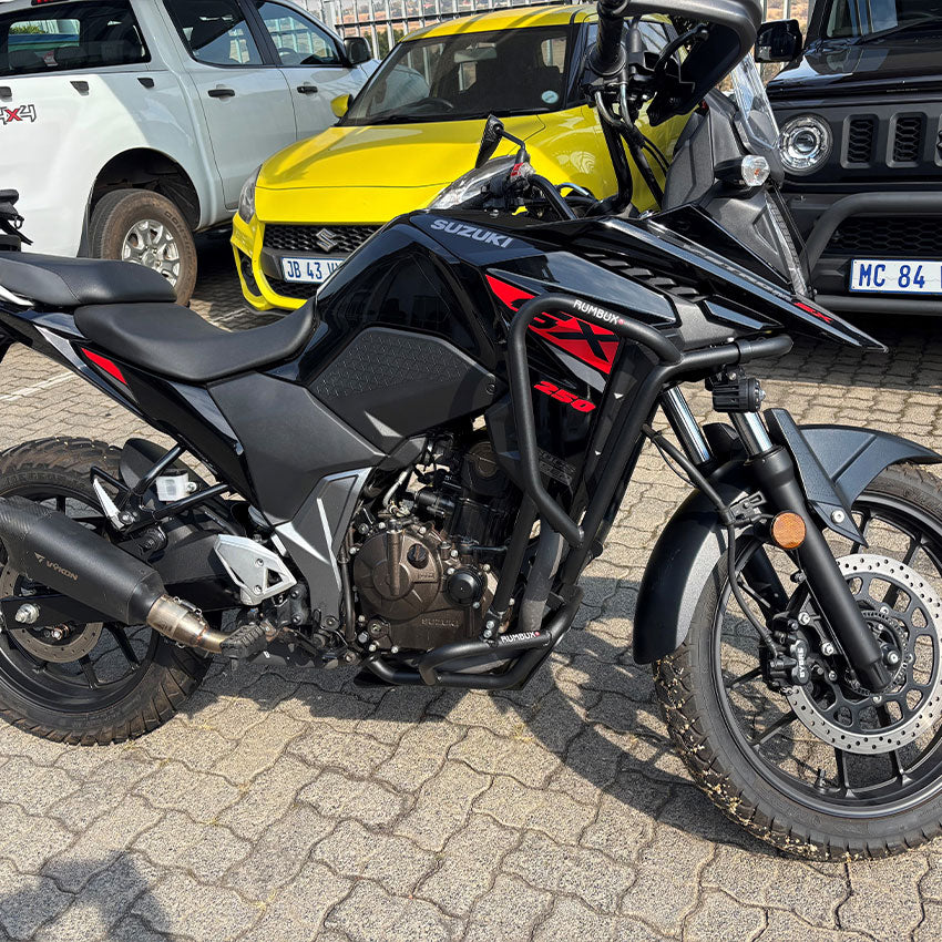 Rumbux Full spec crash protection bars: FSE Suzuki V-Strom 250SX -2024 Onwards