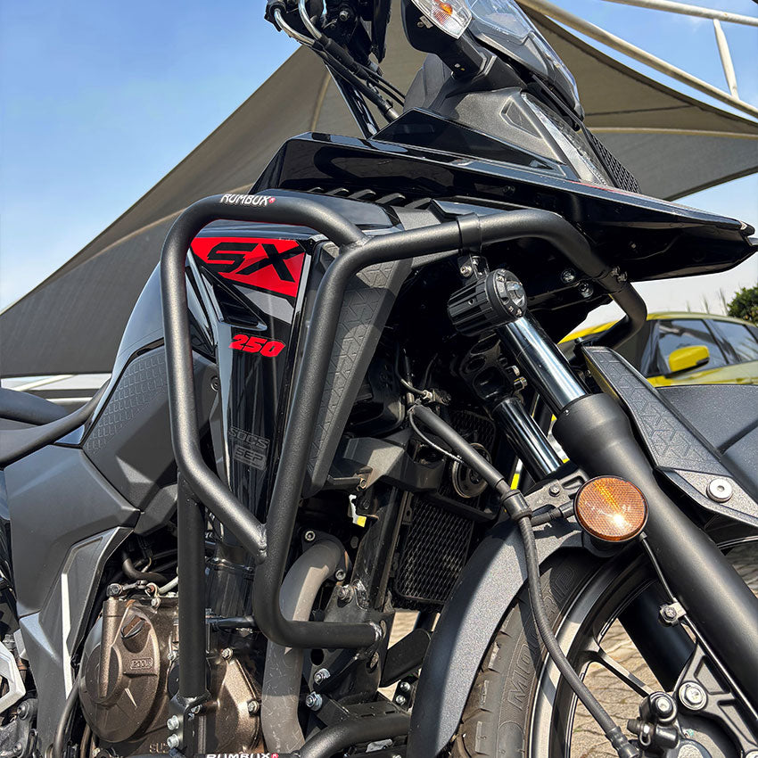 Rumbux Full spec crash protection bars: FSE Suzuki V-Strom 250SX -2024 Onwards
