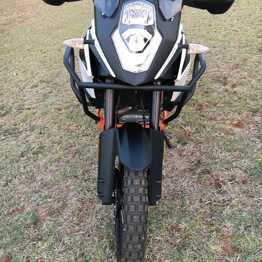 Rumbux FSE protection bars- Ferro up & Orange eng bar: KTM1050, 1190 Adv & R (2013 - 2017) & 1090 Adv & R (2017 Onw)