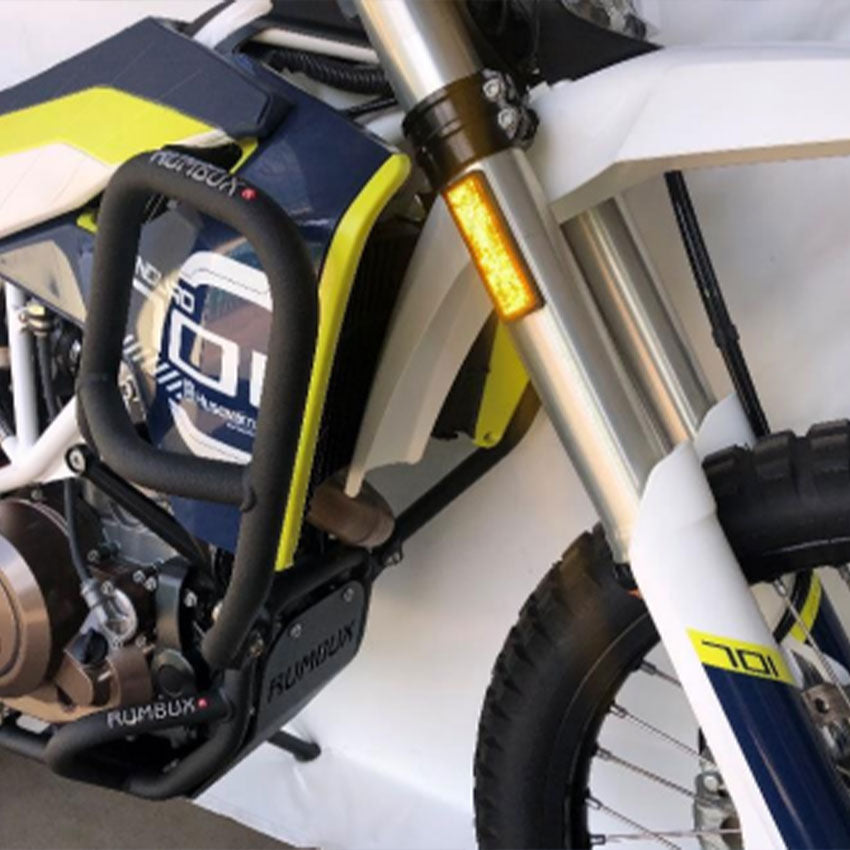 Full Spec Endurance protection bars-Husqvarna 701 Upper & Engine crash bars with integrated bash plate. Husqvarna 701 Enduro 2016-2025