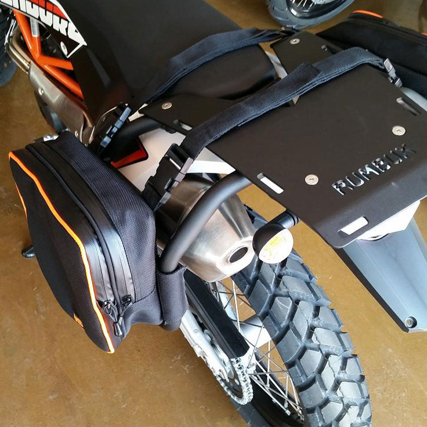 Rumbux ERP KTM690 Pannier bar set & Carrier plate.